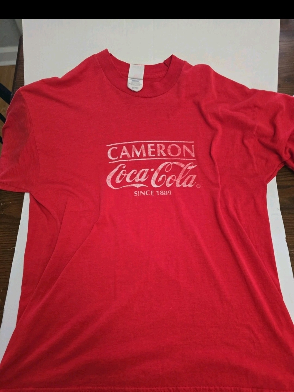 Vintage Fruit Of The Loom Cameron Coca-Cola T-Shirt XL
